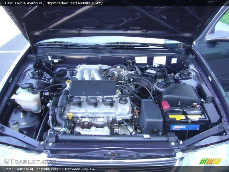 Nightshadow Pearl Metallic / Gray 1996 Toyota Avalon XL