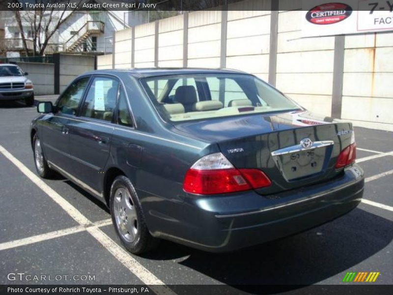 Aspen Green Pearl / Ivory 2003 Toyota Avalon XLS