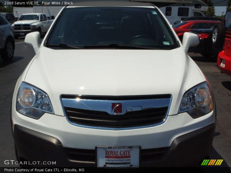 Polar White / Black 2008 Saturn VUE XE