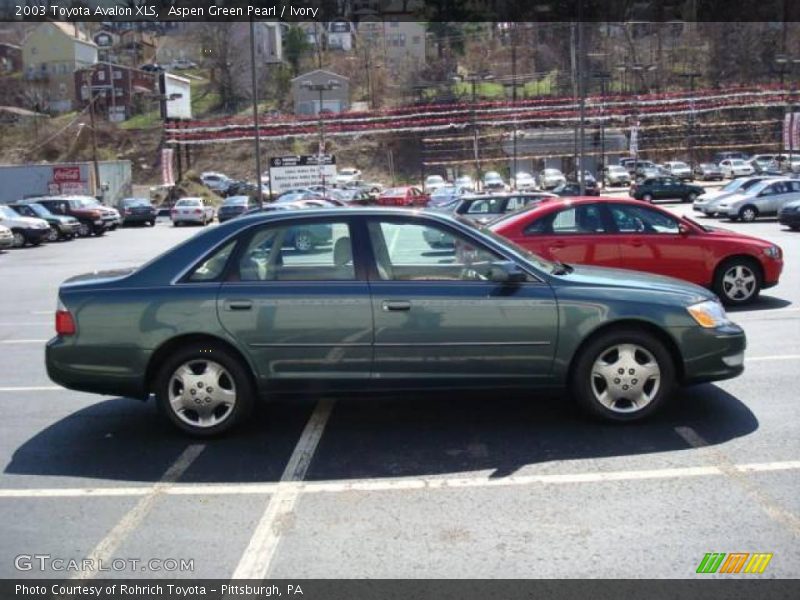 Aspen Green Pearl / Ivory 2003 Toyota Avalon XLS