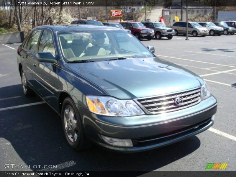 Aspen Green Pearl / Ivory 2003 Toyota Avalon XLS