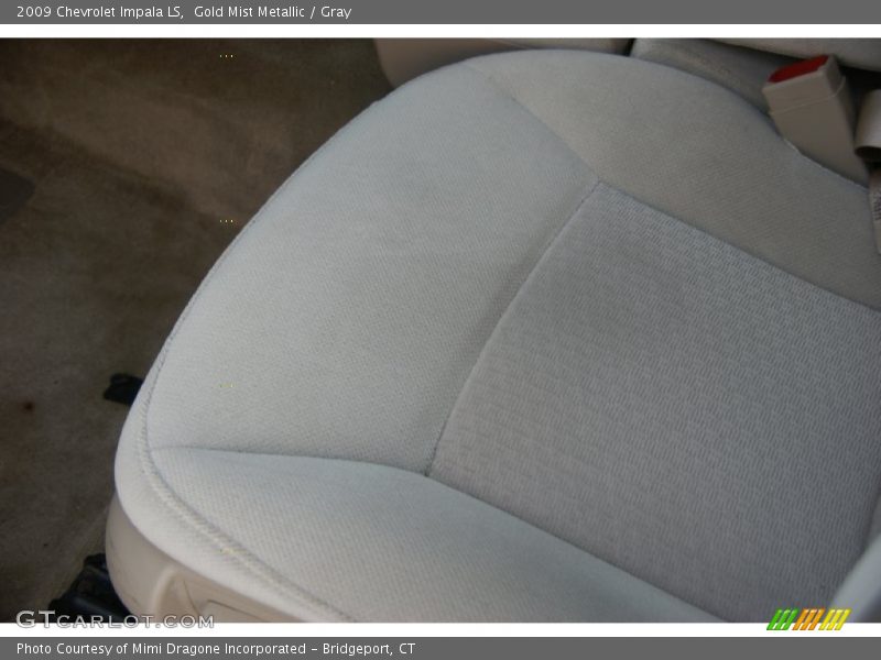 Gold Mist Metallic / Gray 2009 Chevrolet Impala LS