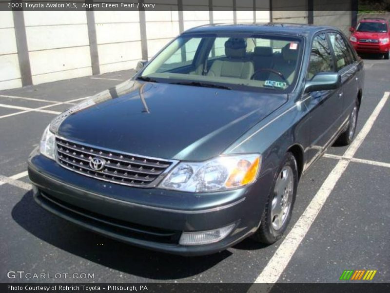 Aspen Green Pearl / Ivory 2003 Toyota Avalon XLS