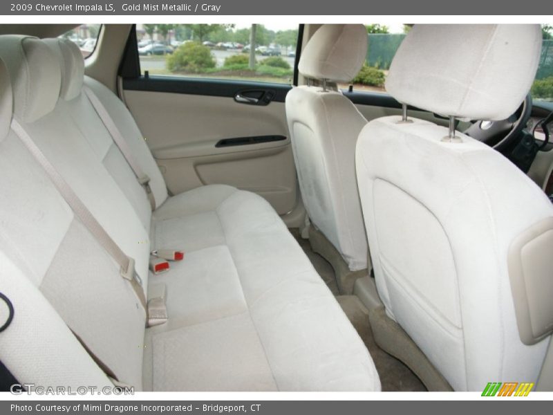 Gold Mist Metallic / Gray 2009 Chevrolet Impala LS