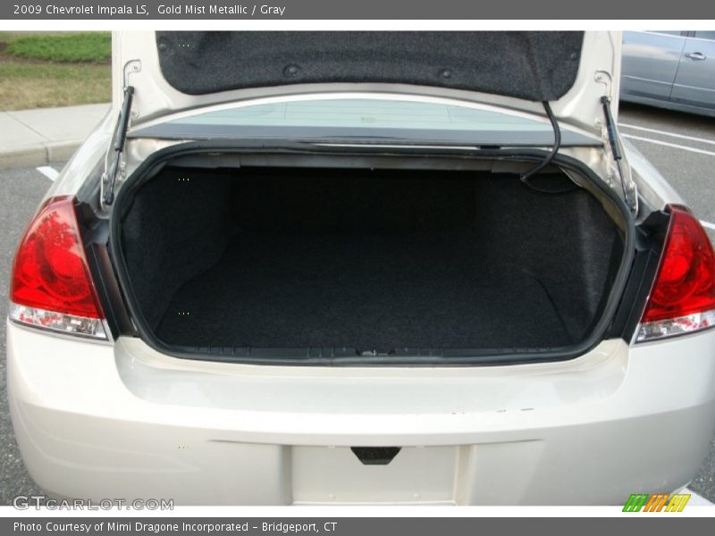 Gold Mist Metallic / Gray 2009 Chevrolet Impala LS