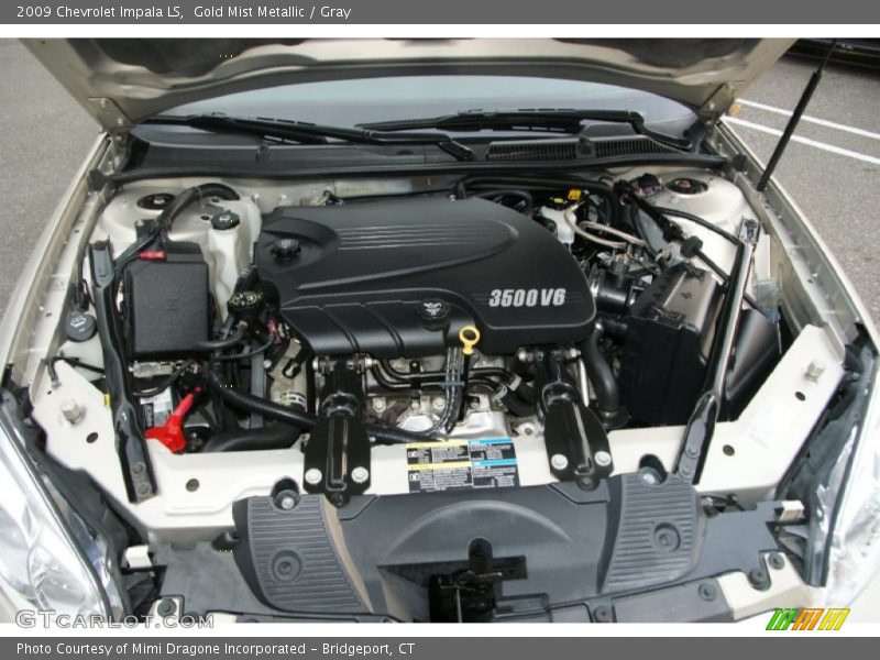 Gold Mist Metallic / Gray 2009 Chevrolet Impala LS