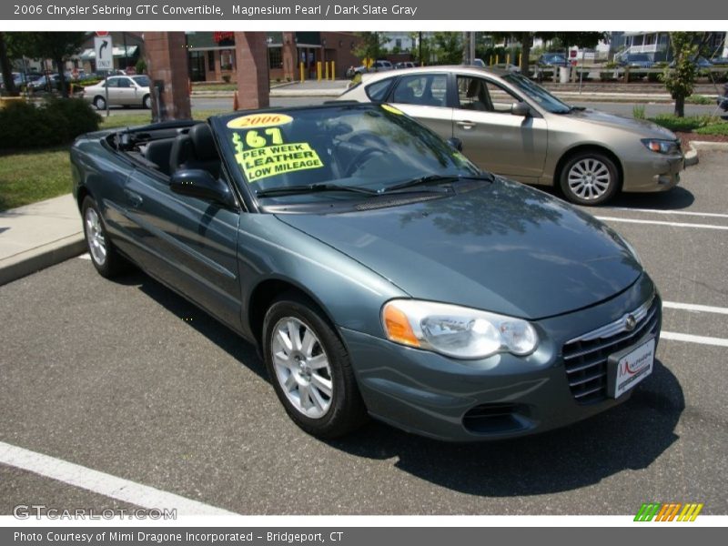 Magnesium Pearl / Dark Slate Gray 2006 Chrysler Sebring GTC Convertible