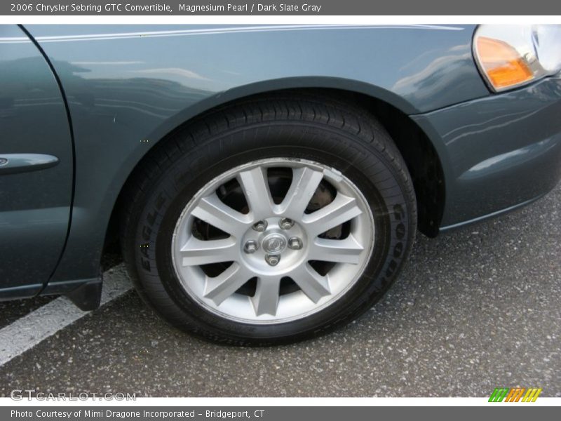 Magnesium Pearl / Dark Slate Gray 2006 Chrysler Sebring GTC Convertible