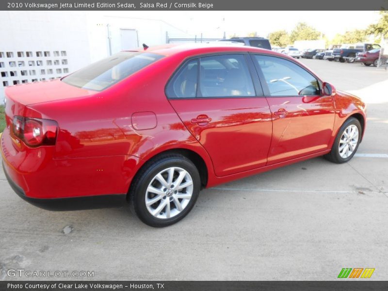 Salsa Red / Cornsilk Beige 2010 Volkswagen Jetta Limited Edition Sedan