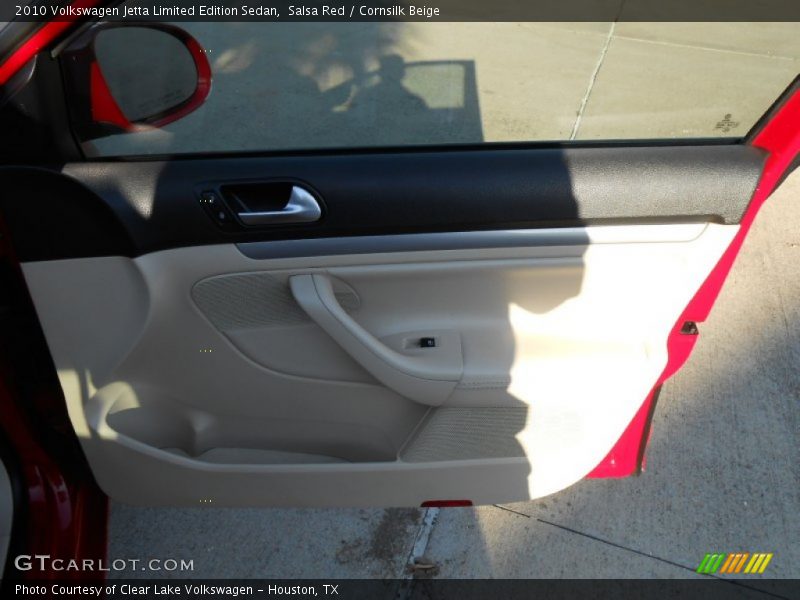 Salsa Red / Cornsilk Beige 2010 Volkswagen Jetta Limited Edition Sedan