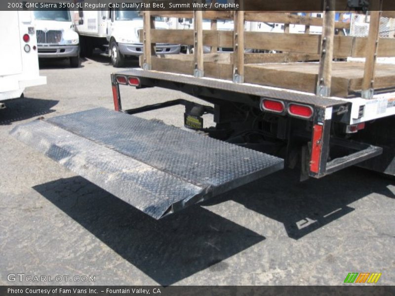 Summit White / Graphite 2002 GMC Sierra 3500 SL Regular Cab Dually Flat Bed