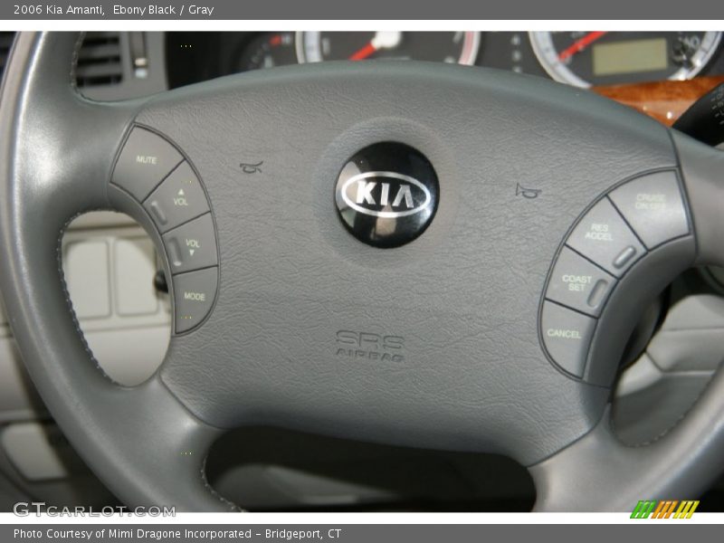 Ebony Black / Gray 2006 Kia Amanti