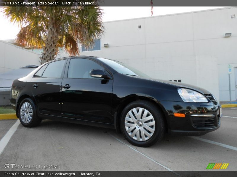 Black / Titan Black 2010 Volkswagen Jetta S Sedan