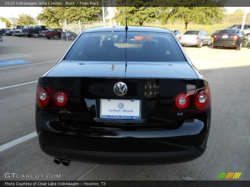 Black / Titan Black 2010 Volkswagen Jetta S Sedan