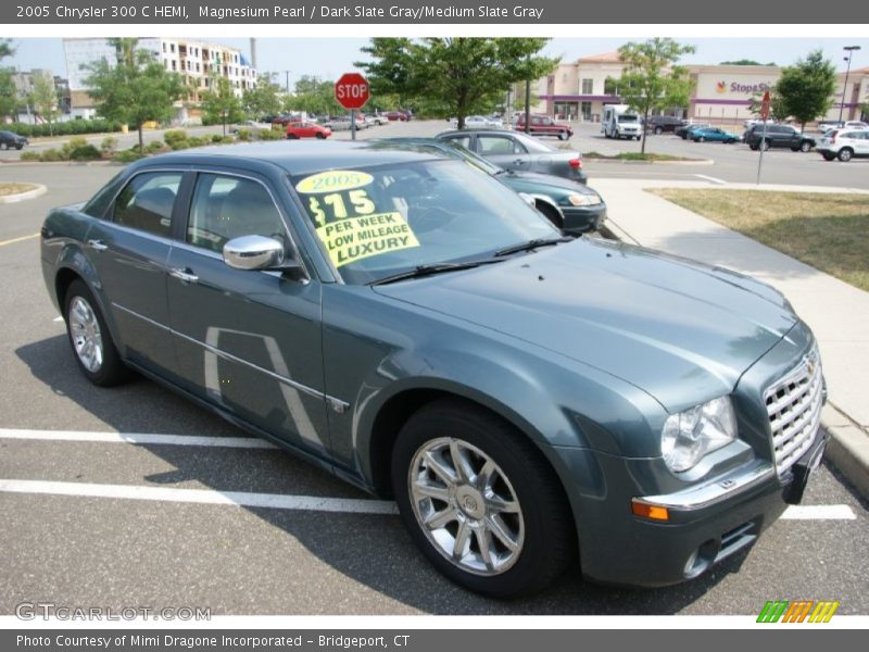 Magnesium Pearl / Dark Slate Gray/Medium Slate Gray 2005 Chrysler 300 C HEMI