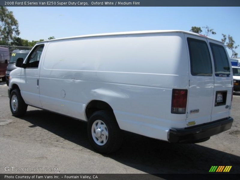 Oxford White / Medium Flint 2008 Ford E Series Van E250 Super Duty Cargo