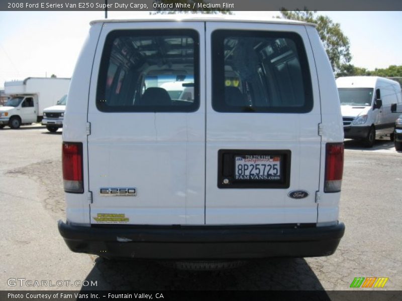 Oxford White / Medium Flint 2008 Ford E Series Van E250 Super Duty Cargo