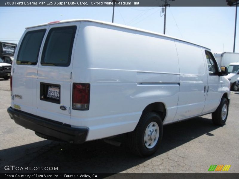 Oxford White / Medium Flint 2008 Ford E Series Van E250 Super Duty Cargo