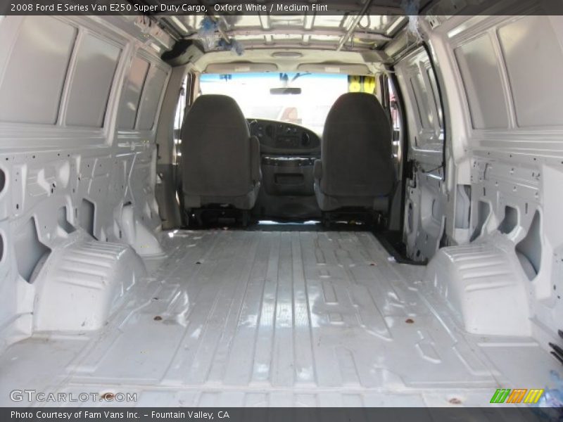 Oxford White / Medium Flint 2008 Ford E Series Van E250 Super Duty Cargo
