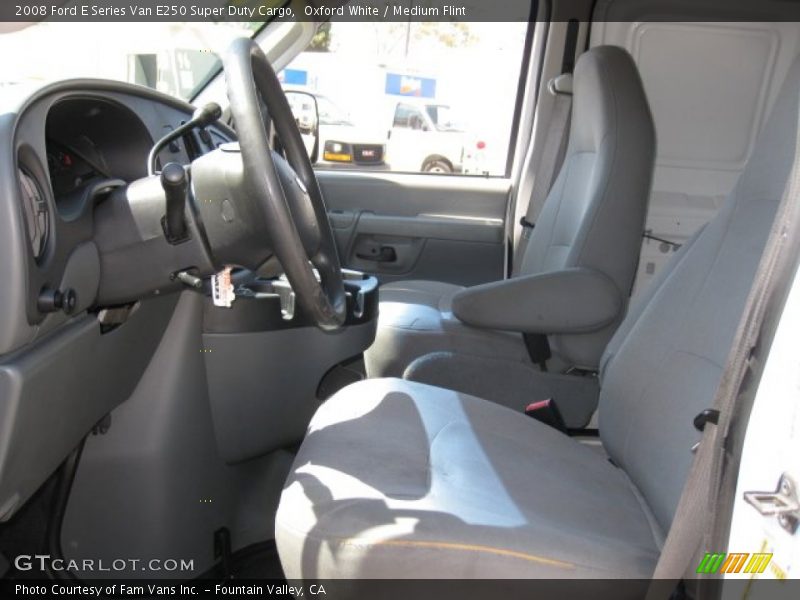 Oxford White / Medium Flint 2008 Ford E Series Van E250 Super Duty Cargo