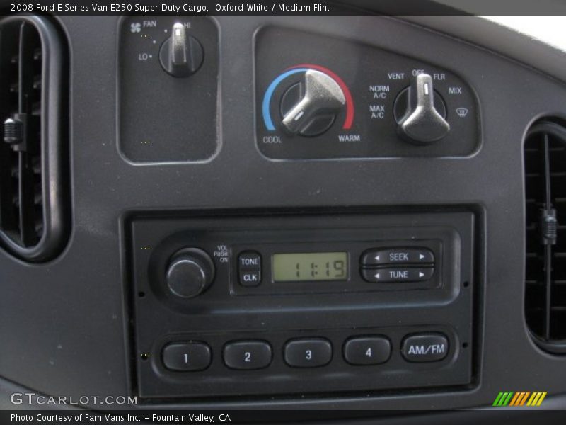 Oxford White / Medium Flint 2008 Ford E Series Van E250 Super Duty Cargo