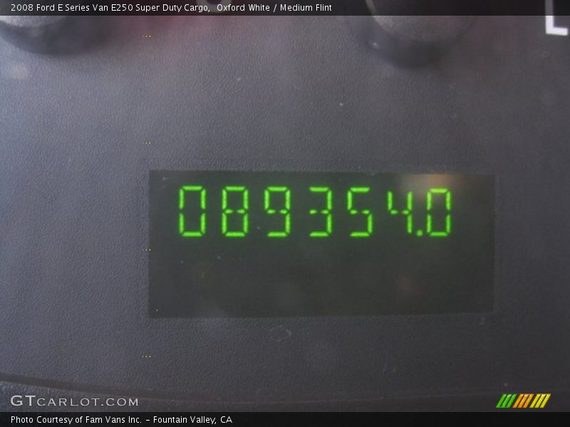 Oxford White / Medium Flint 2008 Ford E Series Van E250 Super Duty Cargo