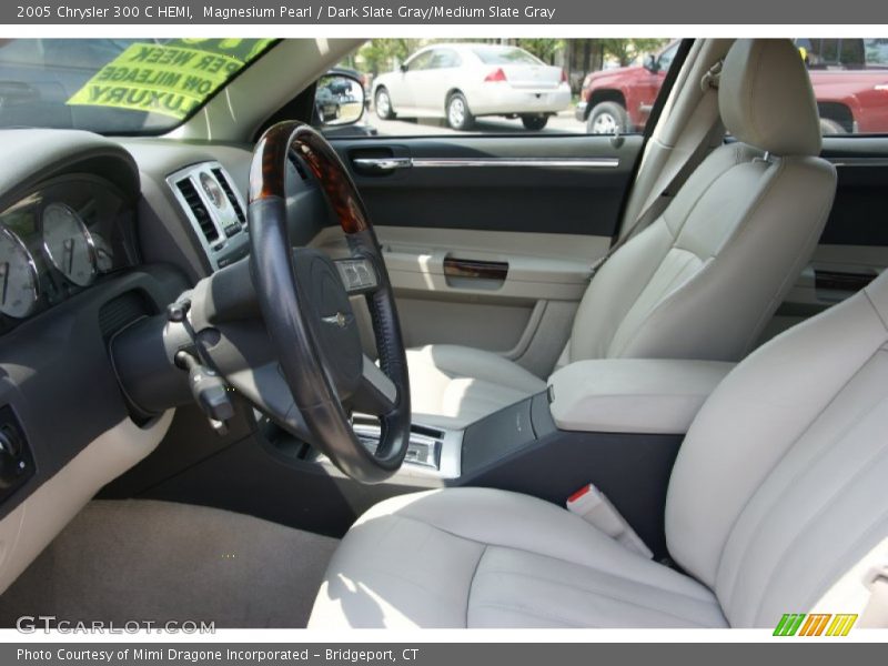 Magnesium Pearl / Dark Slate Gray/Medium Slate Gray 2005 Chrysler 300 C HEMI