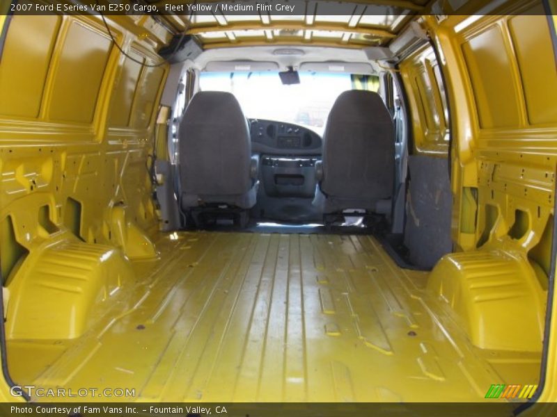 Fleet Yellow / Medium Flint Grey 2007 Ford E Series Van E250 Cargo