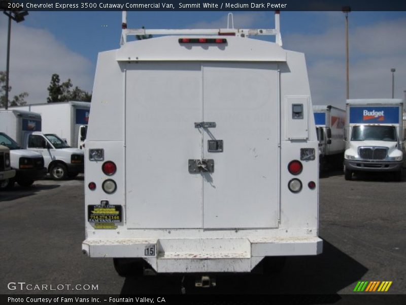 Summit White / Medium Dark Pewter 2004 Chevrolet Express 3500 Cutaway Commercial Van