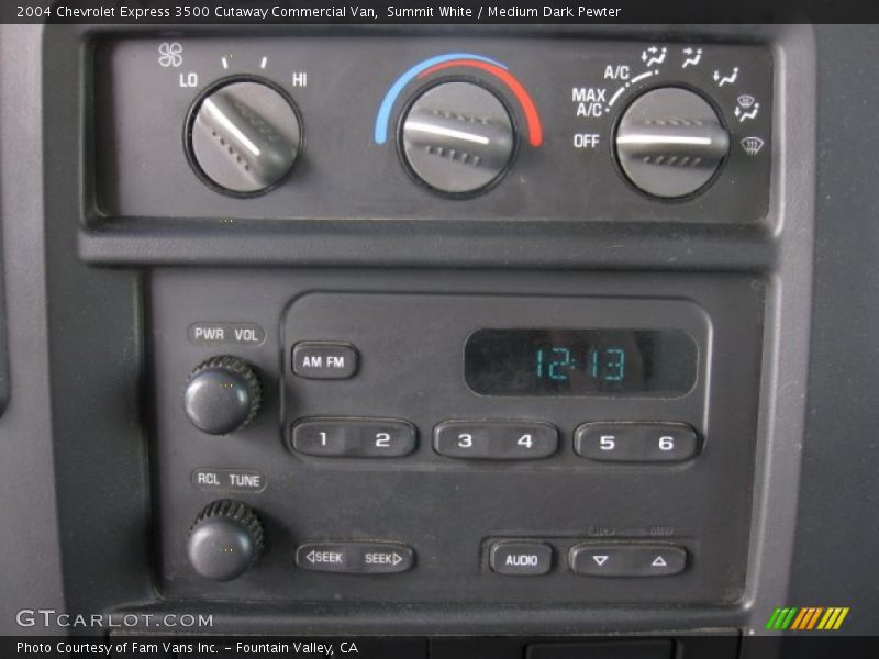 Summit White / Medium Dark Pewter 2004 Chevrolet Express 3500 Cutaway Commercial Van