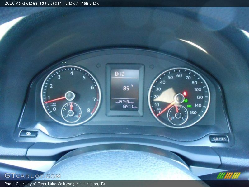 Black / Titan Black 2010 Volkswagen Jetta S Sedan
