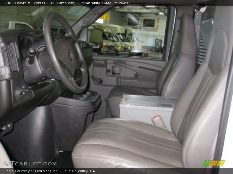 Summit White / Medium Pewter 2008 Chevrolet Express 3500 Cargo Van