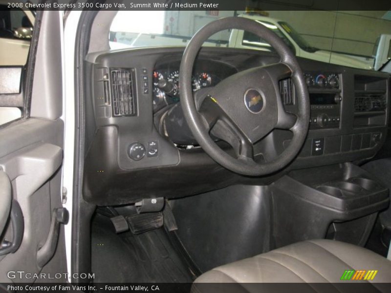Summit White / Medium Pewter 2008 Chevrolet Express 3500 Cargo Van