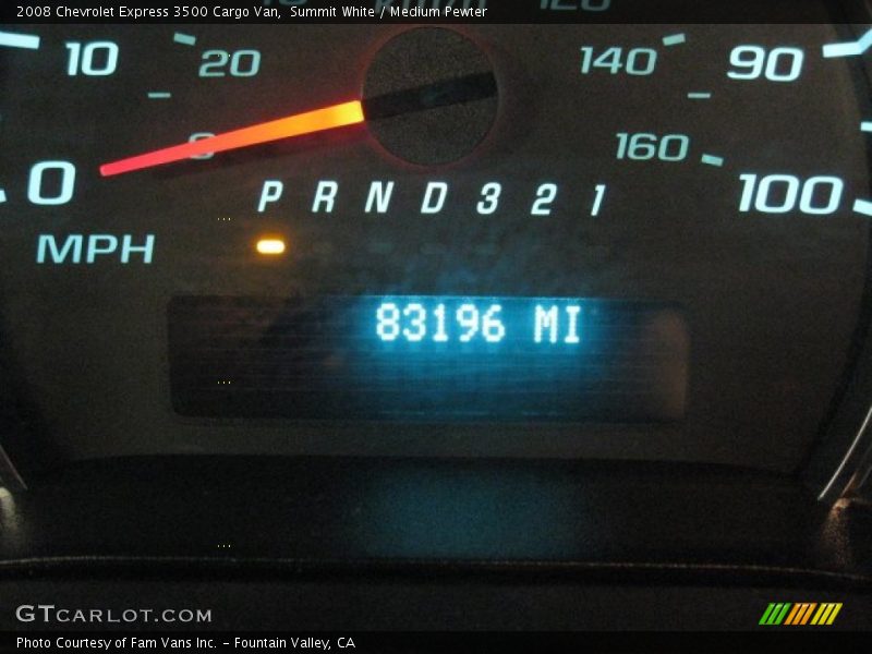 Summit White / Medium Pewter 2008 Chevrolet Express 3500 Cargo Van