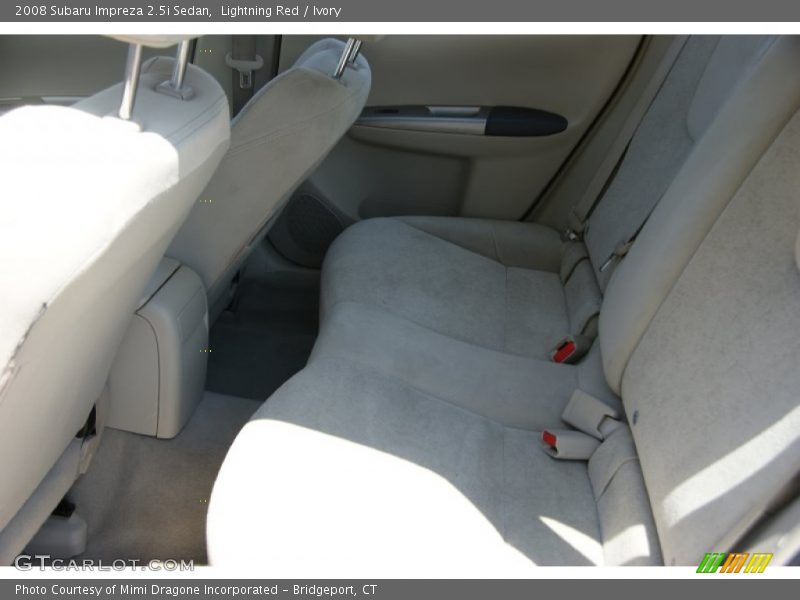 Lightning Red / Ivory 2008 Subaru Impreza 2.5i Sedan