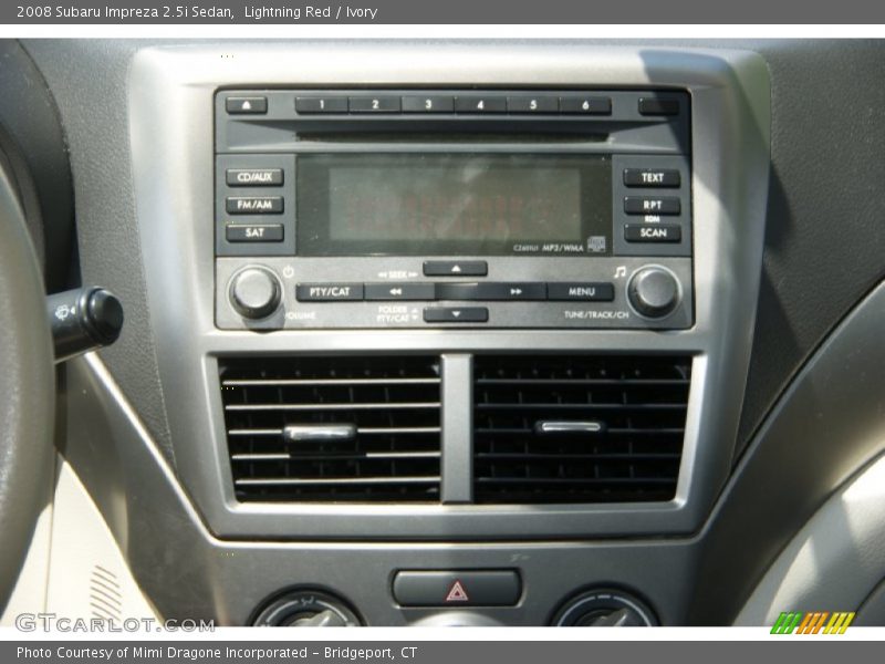 Lightning Red / Ivory 2008 Subaru Impreza 2.5i Sedan