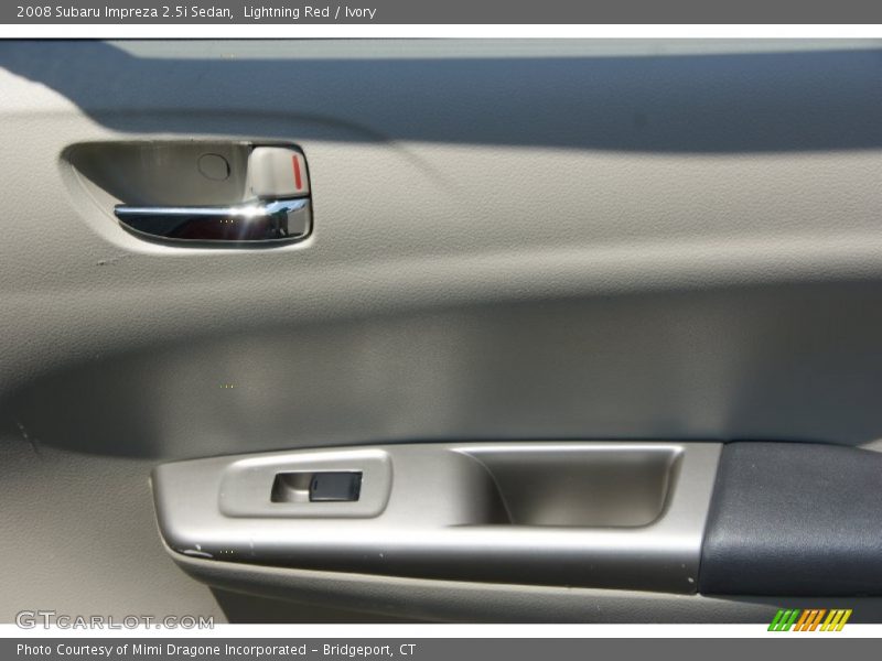 Lightning Red / Ivory 2008 Subaru Impreza 2.5i Sedan