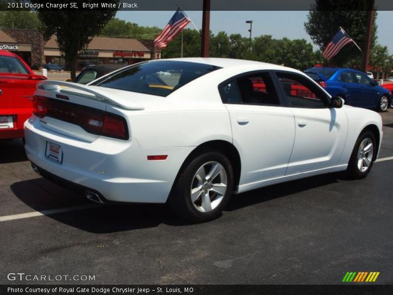 Bright White / Black 2011 Dodge Charger SE