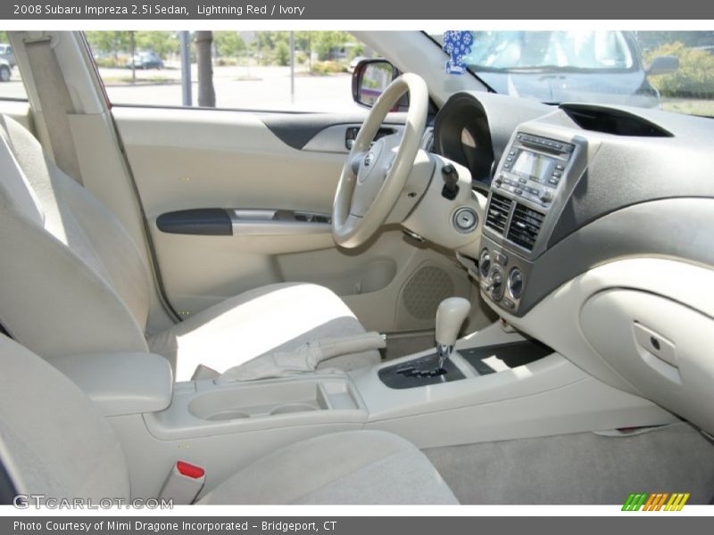 Lightning Red / Ivory 2008 Subaru Impreza 2.5i Sedan