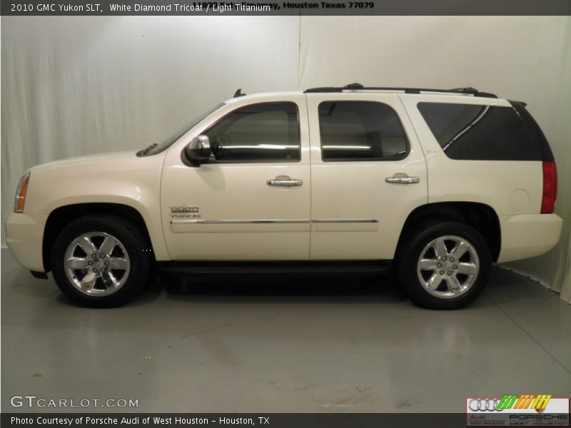 White Diamond Tricoat / Light Titanium 2010 GMC Yukon SLT