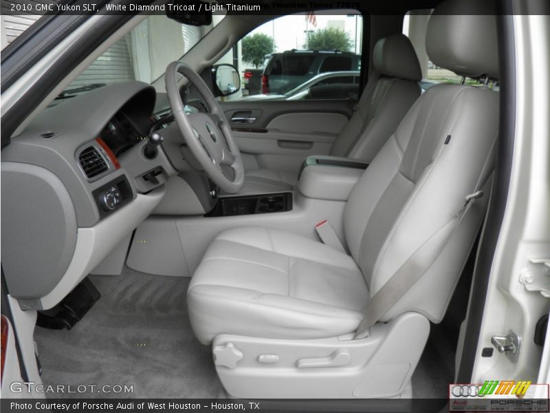 White Diamond Tricoat / Light Titanium 2010 GMC Yukon SLT