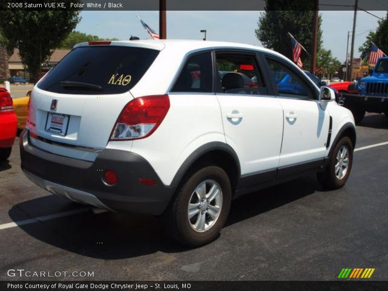 Polar White / Black 2008 Saturn VUE XE