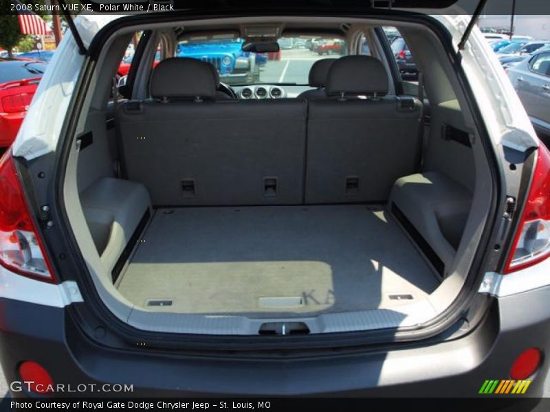 Polar White / Black 2008 Saturn VUE XE