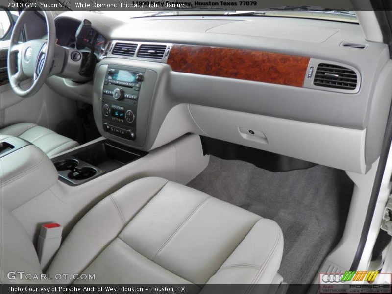 White Diamond Tricoat / Light Titanium 2010 GMC Yukon SLT