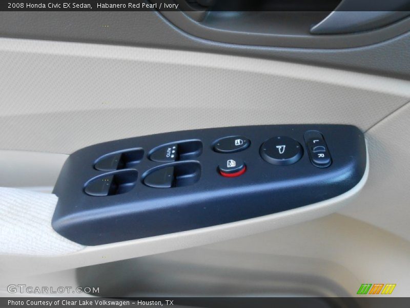 Habanero Red Pearl / Ivory 2008 Honda Civic EX Sedan