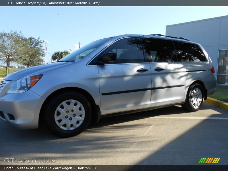Alabaster Silver Metallic / Gray 2010 Honda Odyssey LX