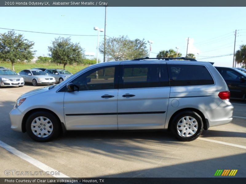 Alabaster Silver Metallic / Gray 2010 Honda Odyssey LX