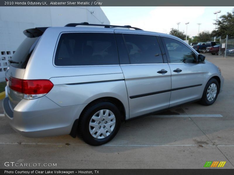 Alabaster Silver Metallic / Gray 2010 Honda Odyssey LX
