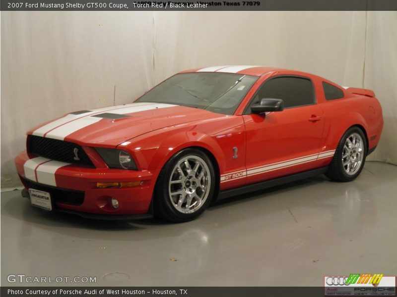 Torch Red / Black Leather 2007 Ford Mustang Shelby GT500 Coupe