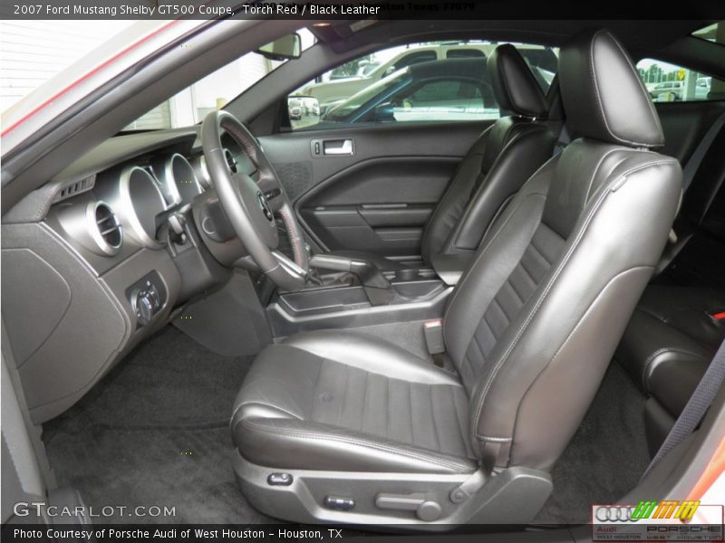 Torch Red / Black Leather 2007 Ford Mustang Shelby GT500 Coupe